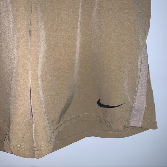 Nike Vintage Athletic Shorts Tan Beige Black Swoosh  Logo Men’s Size 2XL/XXL‎ - Picture 4 of 8